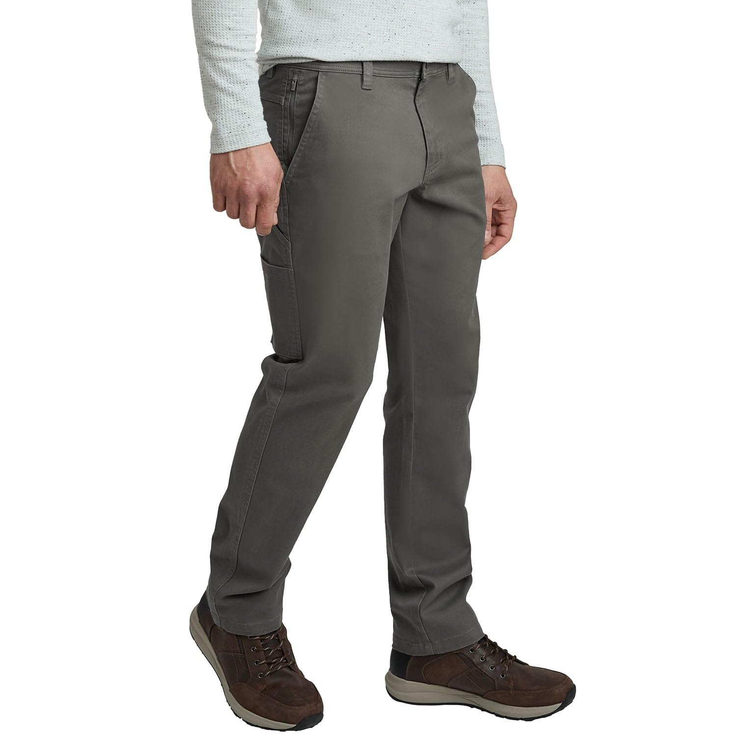 Weatherproof commuter pant pocket detail for quick access and organized storage