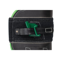 WEAVER ARBORIST Climber Pad Kit formed plates shown green, enabling stable spike alignment during ascents