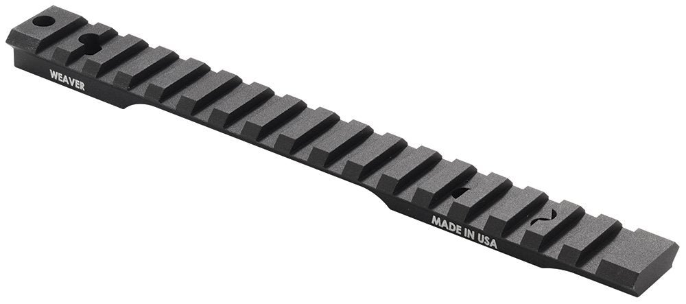 Weaver extended base for Winchester 70 SA 20MOA increases forward mounting options.