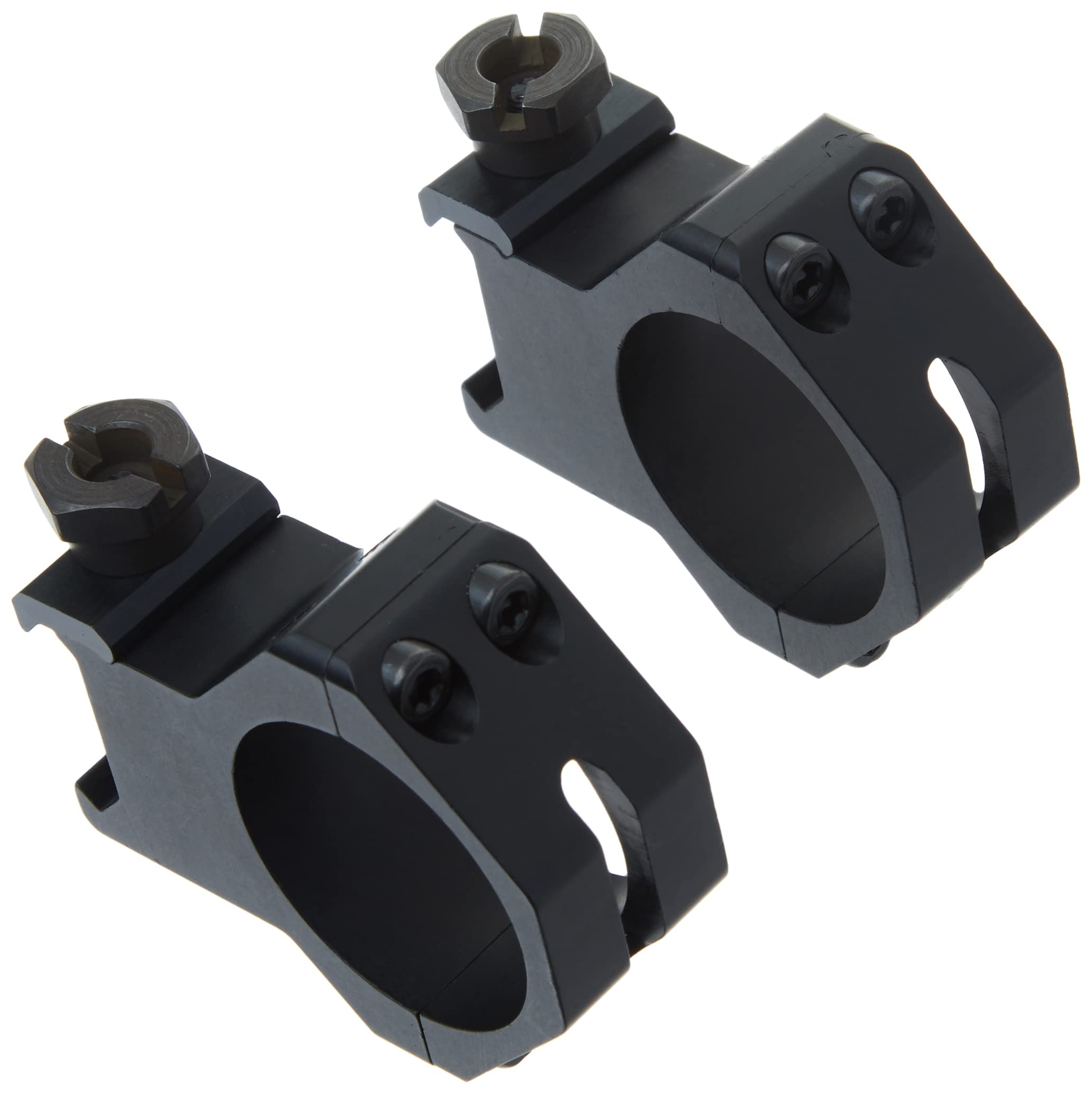 Weaver four-hole skeleton ring eye-relief comfort supports proper eye alignment during extended shooting.