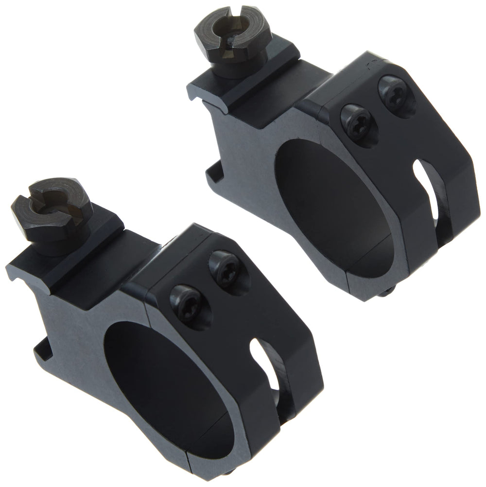 Weaver four-hole skeleton ring eye-relief comfort supports proper eye alignment during extended shooting.