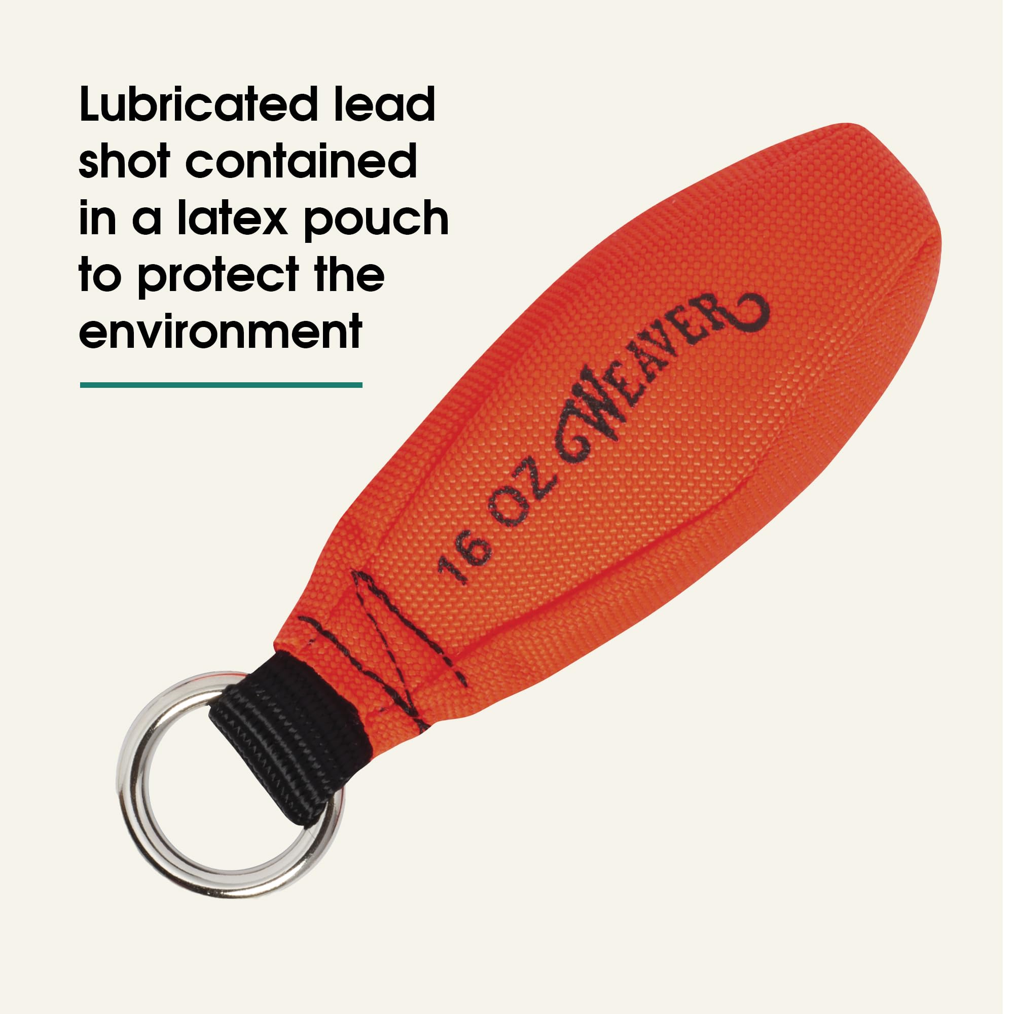Weaver Leather aerodynamically designed arborist throw bag boosts throw range.