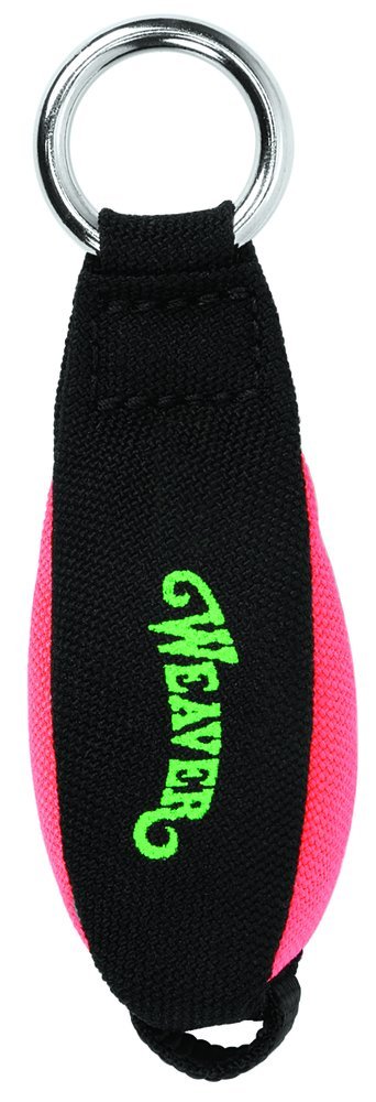 Weave Leather Bullet Throw Weight 12 oz in black and blaze orange for high visibility during use