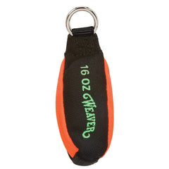 Weaver Leather Bullet Throw Weight in black and blaze orange for smooth, accurate throws.