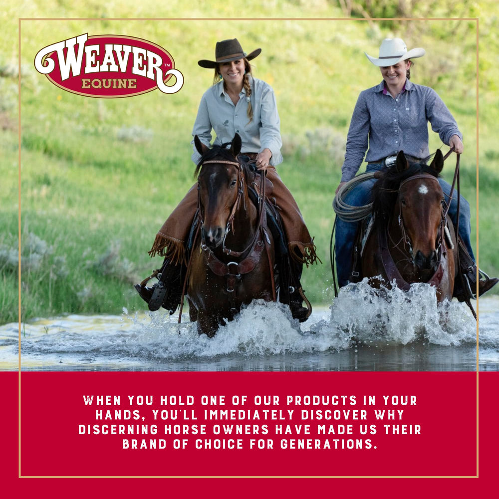 Weaver Leather rope bag 20-inch diameter provides ample rope capacity.