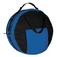 Weaver Leather rope bag inside pocket hook-and-loop secures gloves and tools.