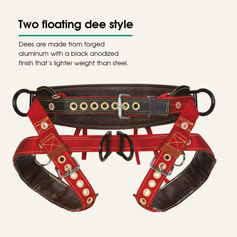 Weaver Leather WLC-560 waist back with dual Dees for versatile gear attachment