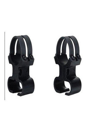 Weaver See-Thru Ring 1in Black enabling fast target acquisition with optics
