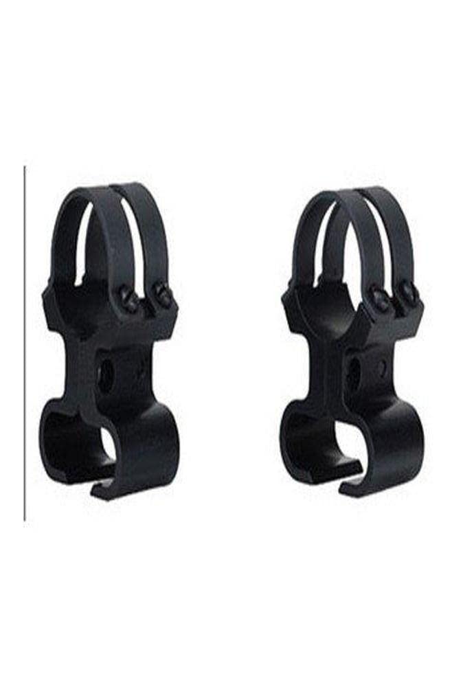 Weaver See-Thru Ring 1in Black enabling fast target acquisition with optics