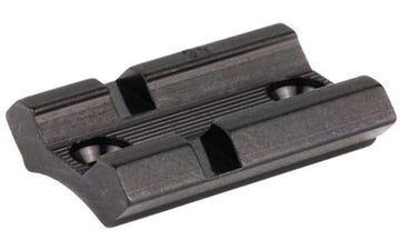 Weaver 46M top mount base in matte black ensures secure ring alignment for reliable optics