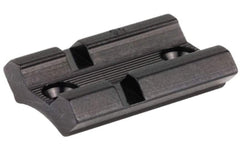 Weaver 46M top mount base in matte black ensures secure ring alignment for reliable optics