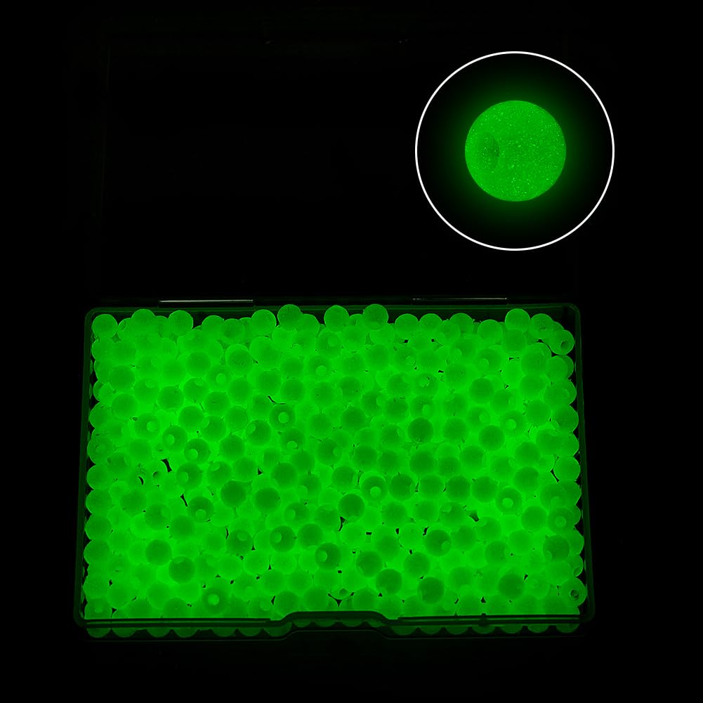 Packaging of WEBEEDY 600pcs luminous fishing beads