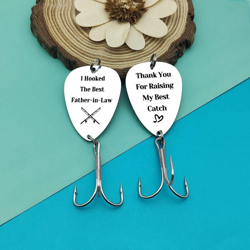 Wedding gift packaging for Father-in-Law fishing hook set