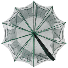 Wedhapy fishing net umbrella 10-holes design captures multiple prey efficiently