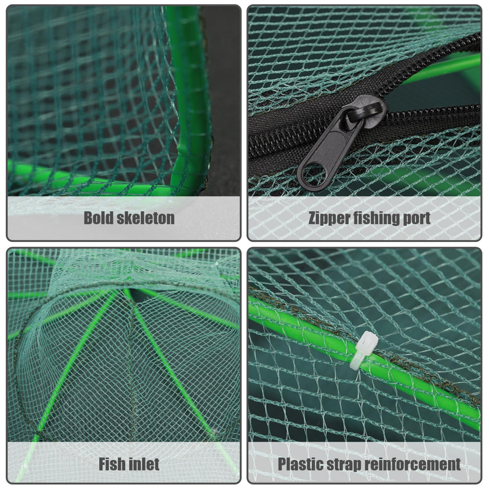 Wedhapy fishing net umbrella includes bait bag for easier baiting