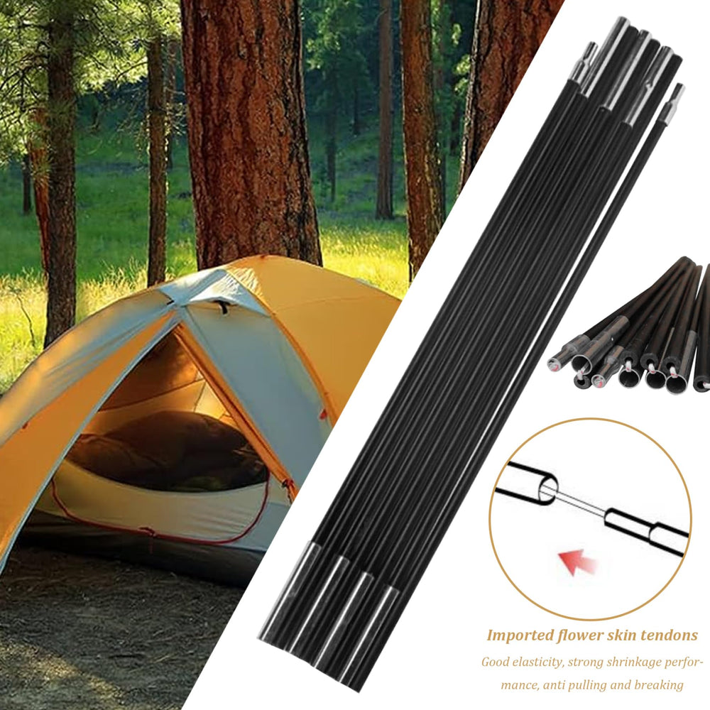 Wedhapy 8mm fiberglass poles for durable, high-elasticity shelter support