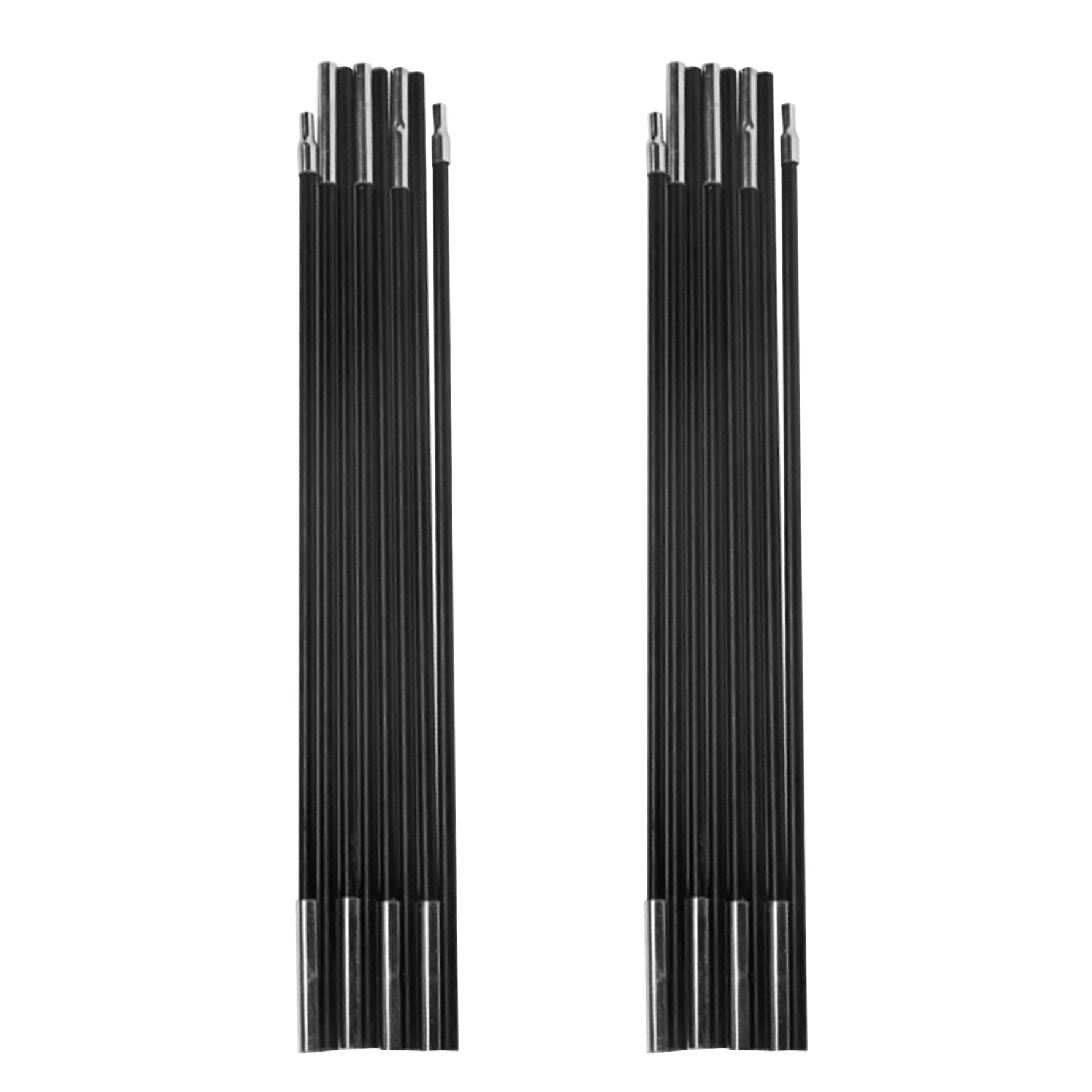 Wedhapy black fiberglass poles resist rust for durable outdoor performance