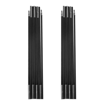 Wedhapy black fiberglass poles resist rust for durable outdoor performance
