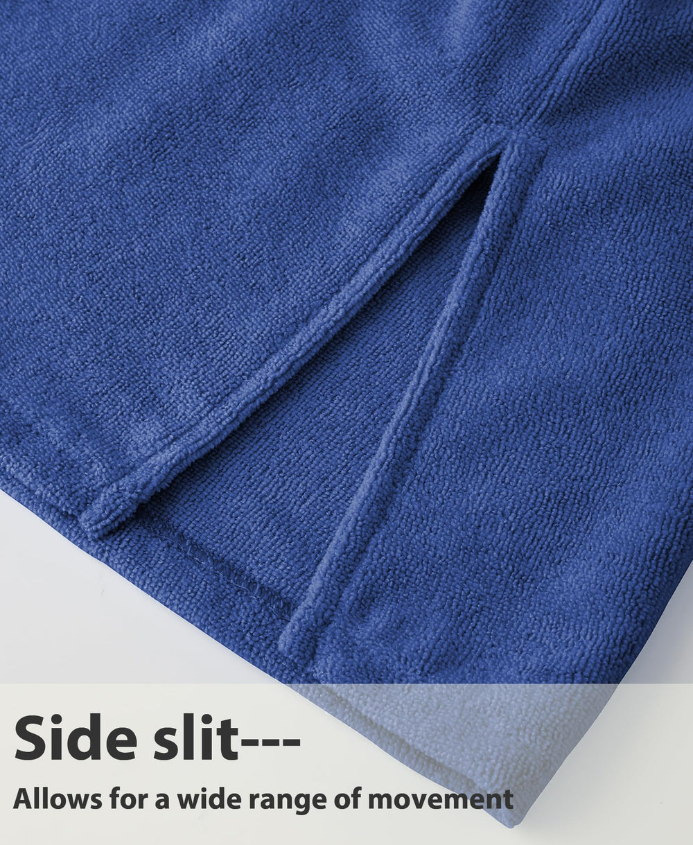 Weecreeture comfortable polyester poncho with two side pockets for essentials.