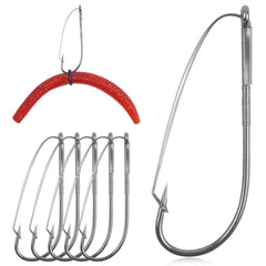 Weedless Wacky Rig Hook 1/0 size with weed guard