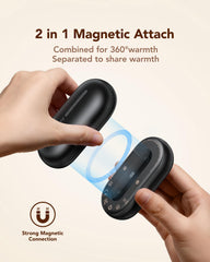 WeeFancy hand warmers heat up in 1 second for instant comfort.