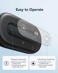 WeeFancy fast heat in 1 second for instant comfort during commutes.