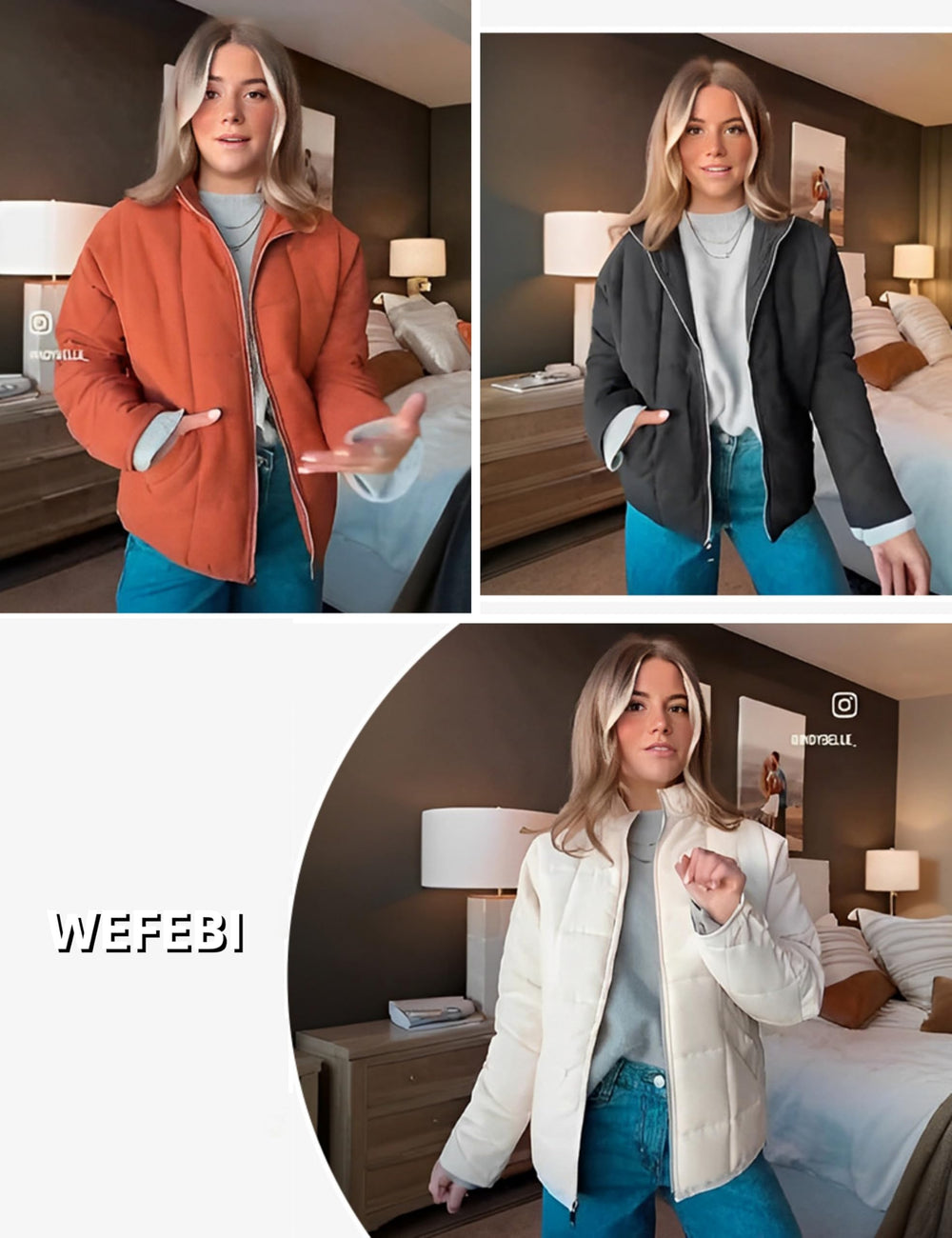 Wefebi jacket pocket closeup emphasizes practical storage and easy access