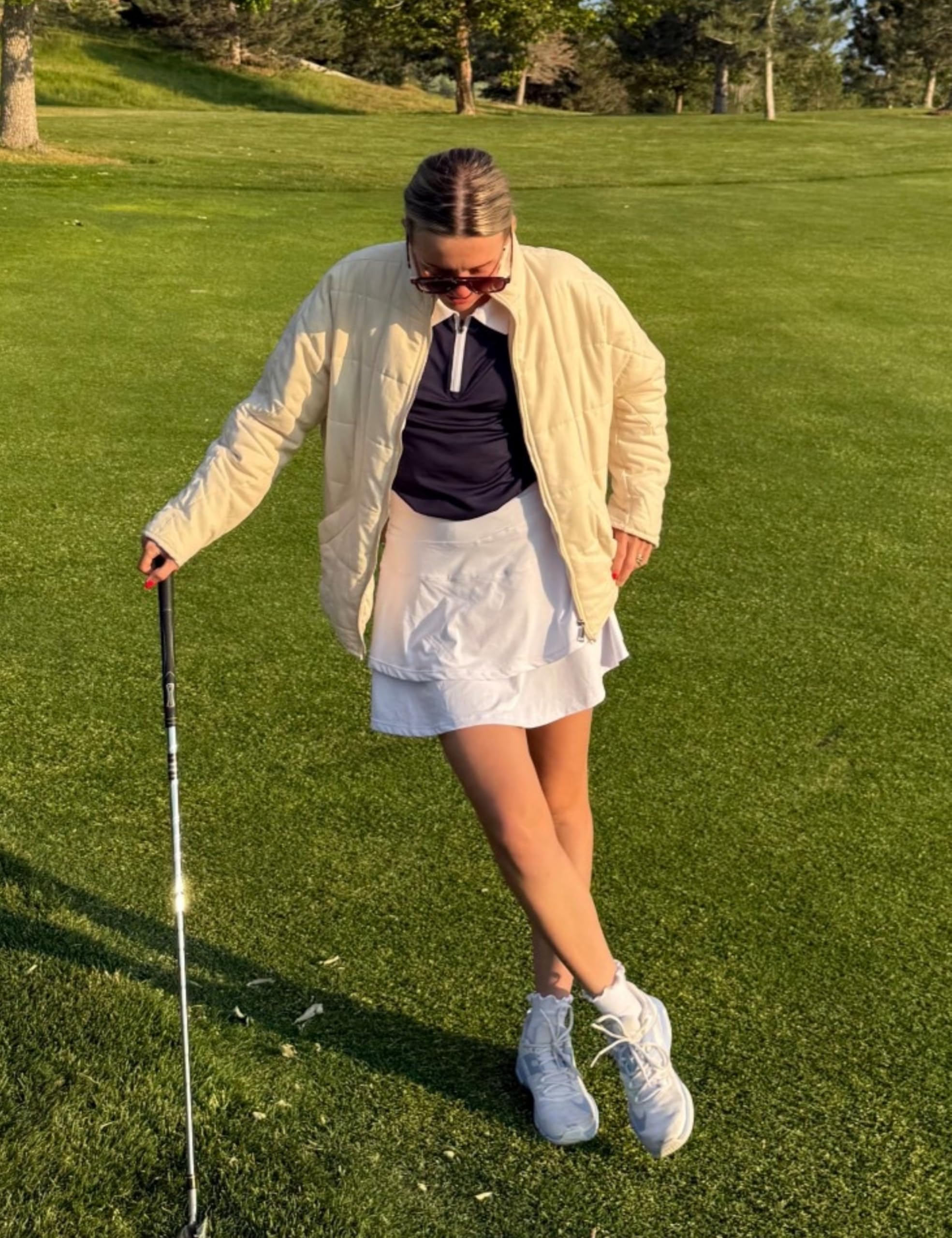 Wefebi jacket beige side view highlights relaxed fit for layering comfort