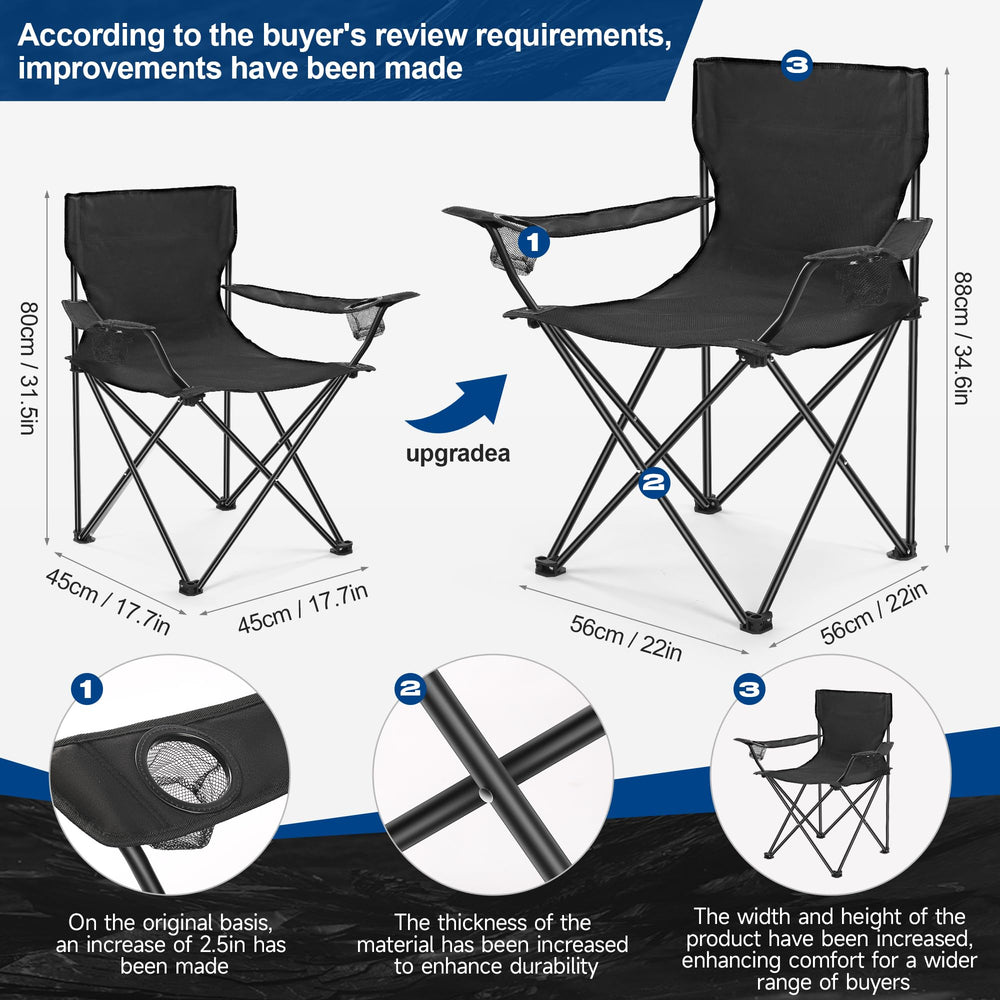 WEIDIORME carry bag with two chairs for convenient transport