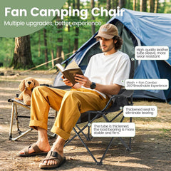 WEIDIORME foldable chairs in 3-second fold demonstrate fast setup and portability.