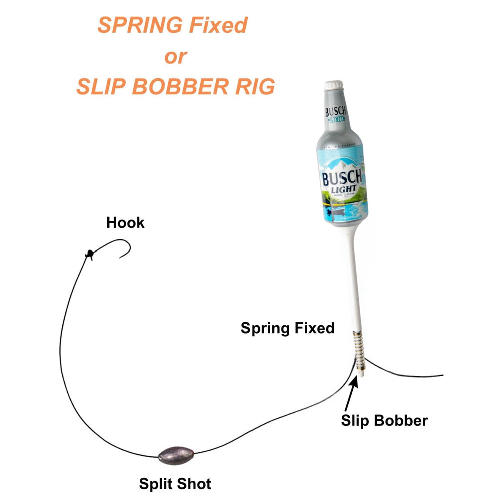 Weighted slip bobber closeup highlighting stability and precise casting.