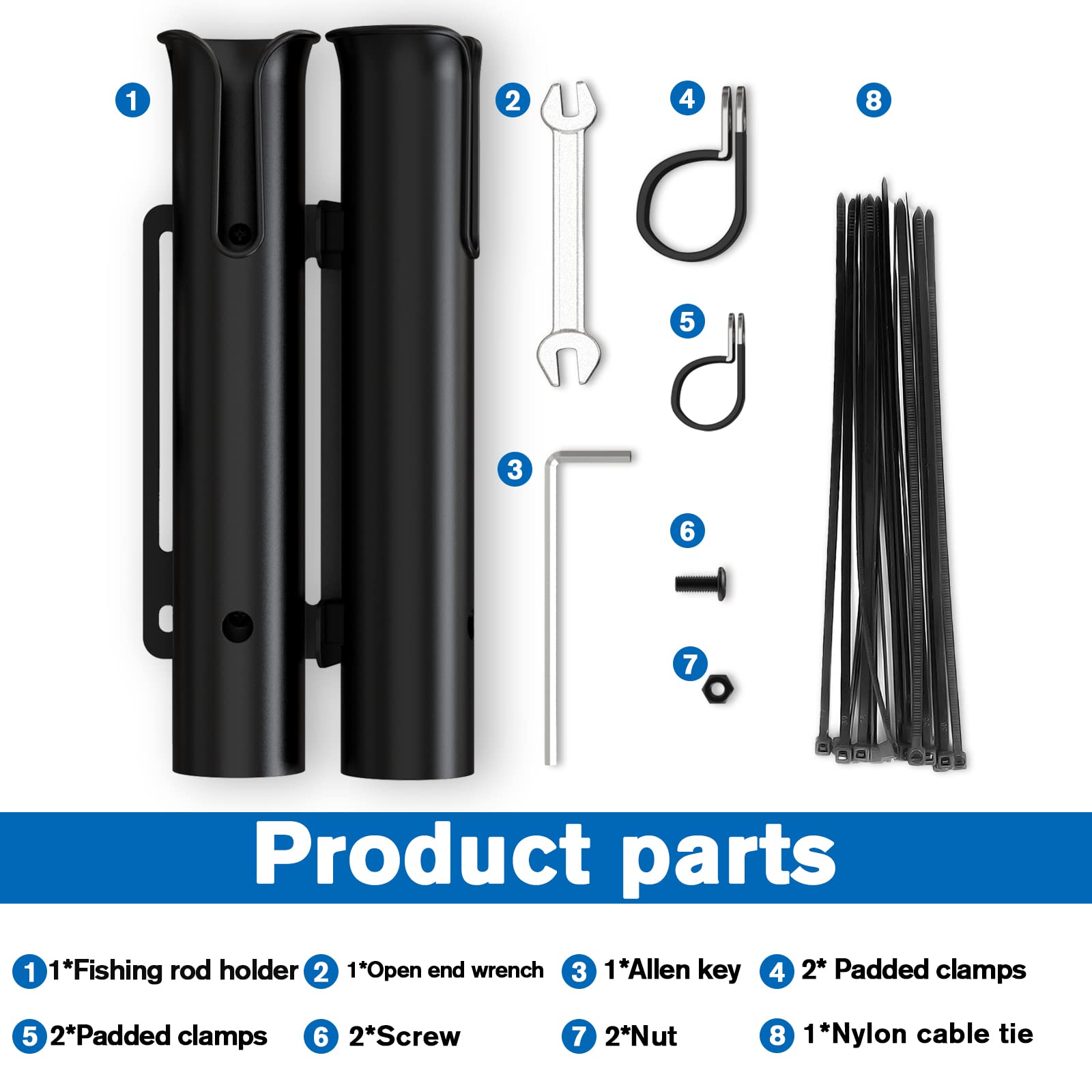 WEIGUZC compatible with spinning, casting, and fly rods for various trips