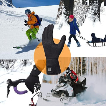 WEIVIOQ heated glove liner touch sensor enables phone use