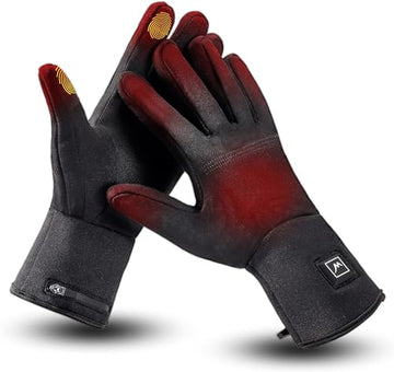 WEIVIOQ heated glove liners back of hand heat for consistent winter warmth