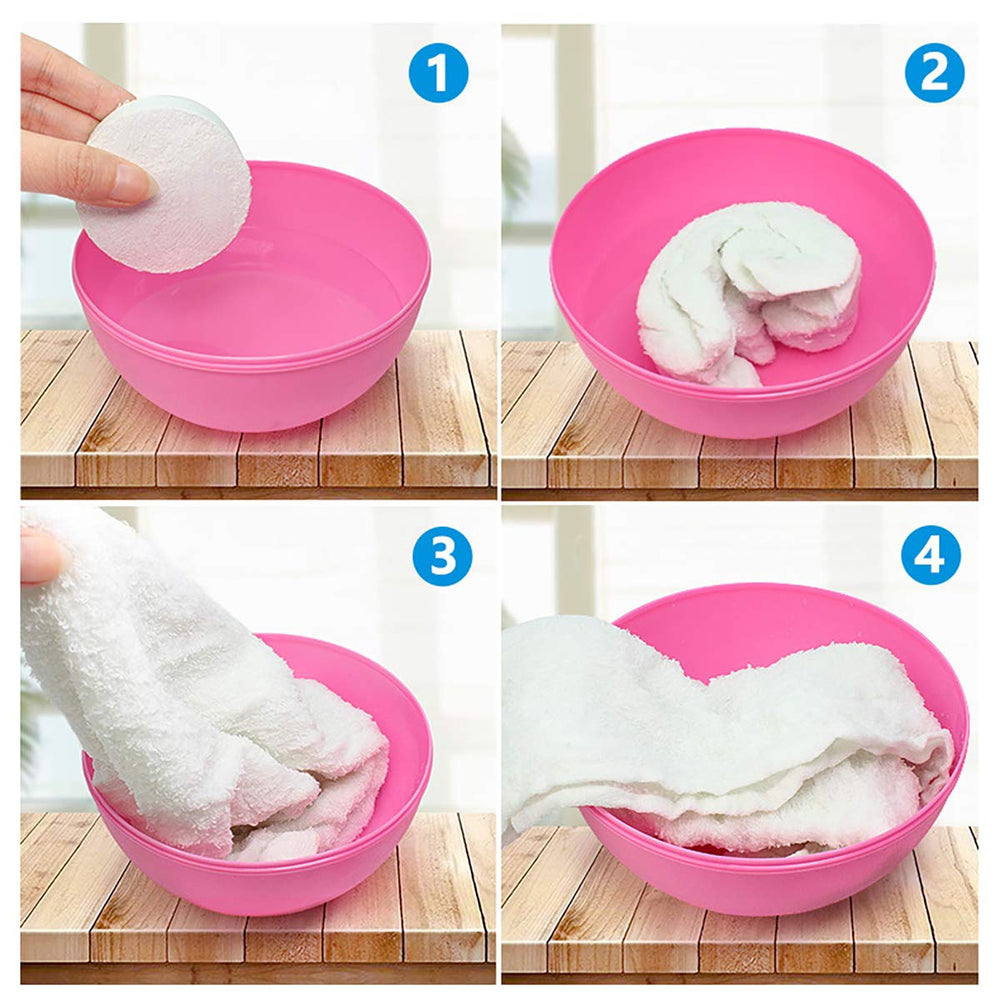Weiye portable towel tablet in white, suitable for indoor and outdoor use.