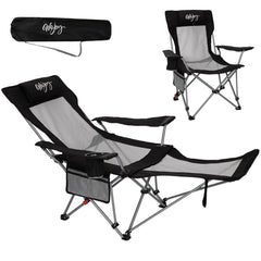 WEJOY 2-in-1 reclining camping chair backrest adjustable for comfort on outdoor trips