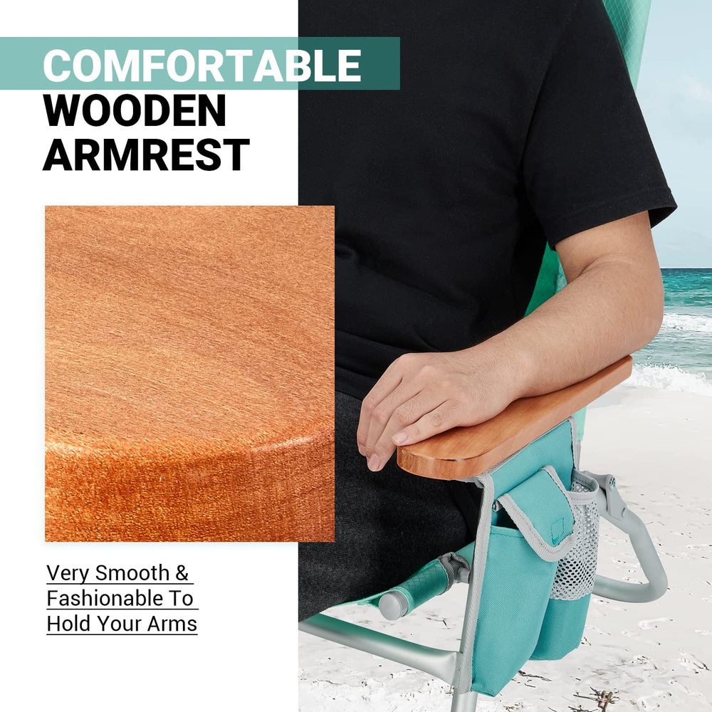 WEJOY chair includes a carry strap for effortless portability to festivals.