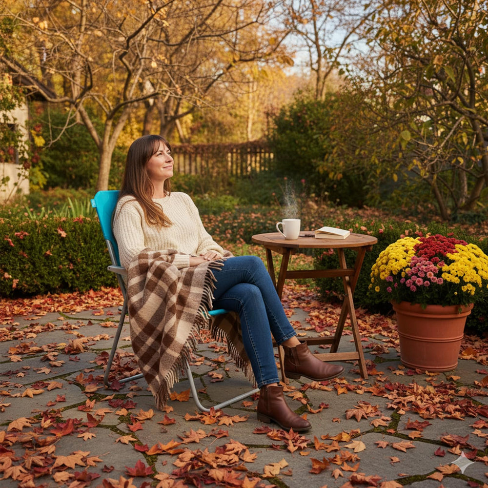 WEJOY chair folded compact highlights effortless transport and storage.