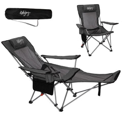 WEJOY reclining camping chair backrest adjustable for versatile outdoors comfort