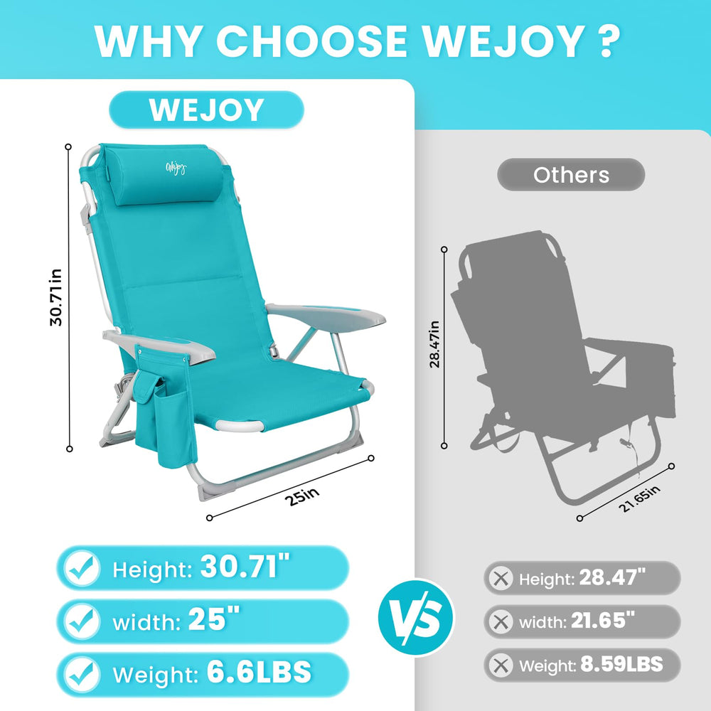 WEJOY side pocket and cup holder keep essentials within reach