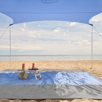 WEKAPO beach tent in backyard or camping scenes for shade