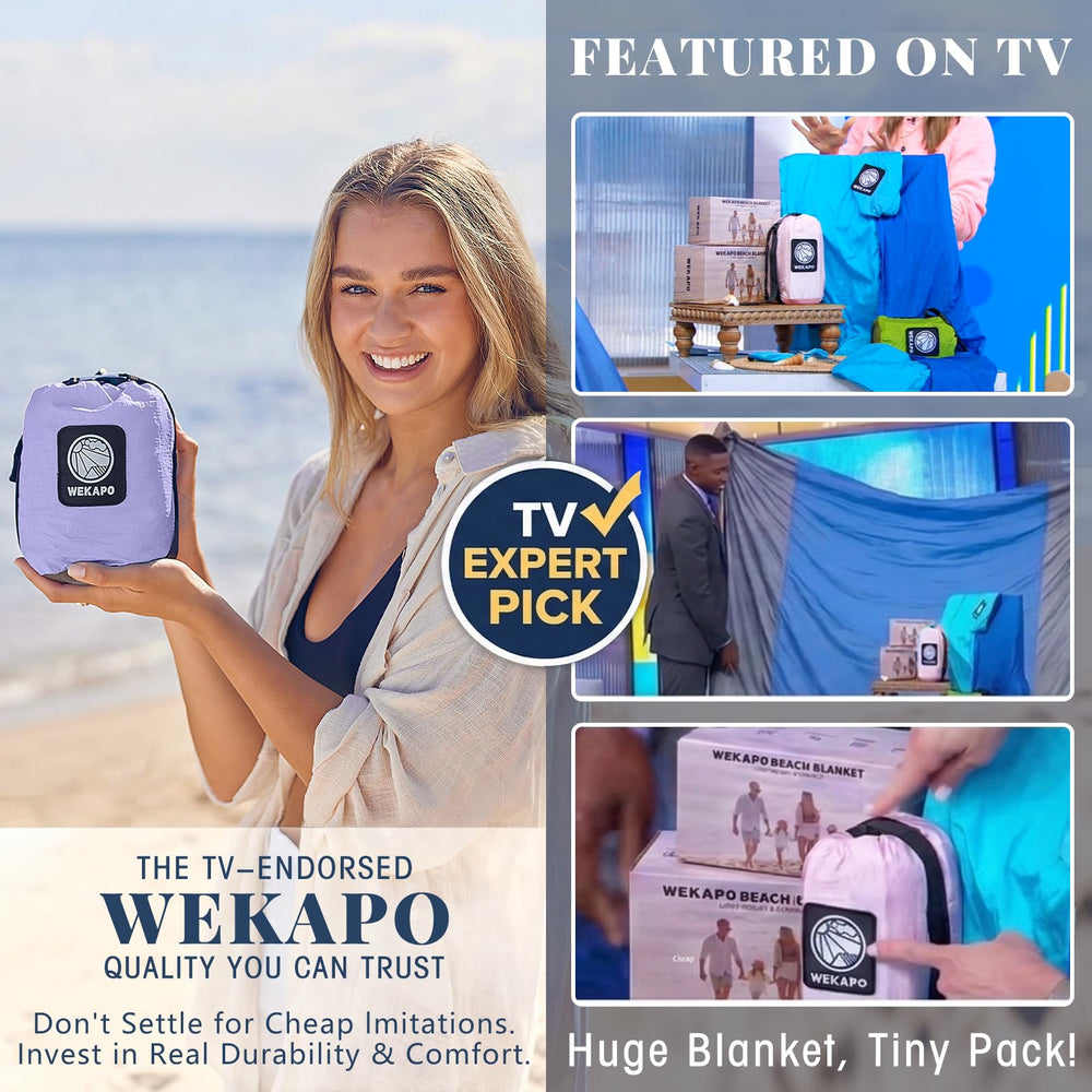 WEKAPO blanket corner pockets for convenient storage.