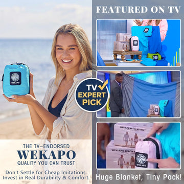 WEKAPO multifunction blanket for picnics and backyard lounging