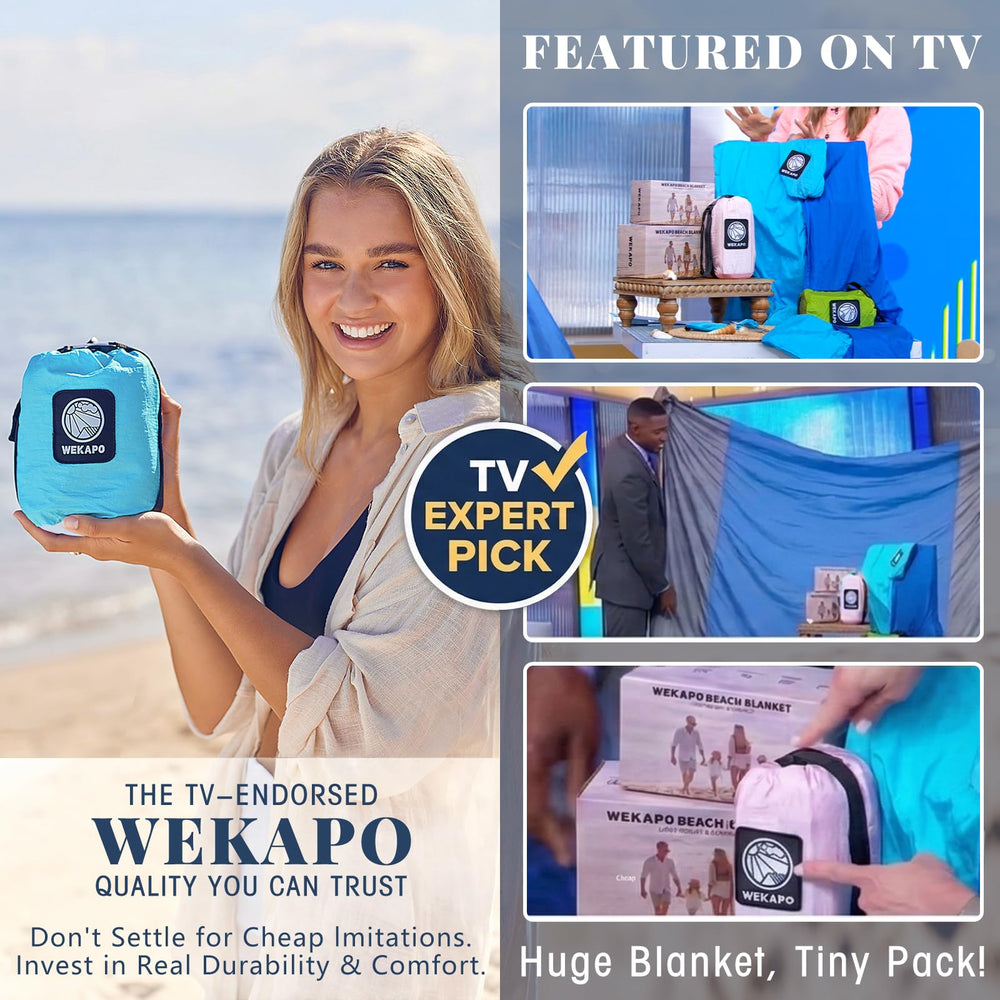 WEKAPO multifunction blanket for picnics and backyard lounging