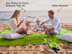 WEKAPO ripstop nylon blanket is lightweight and quick-drying for easy packing.