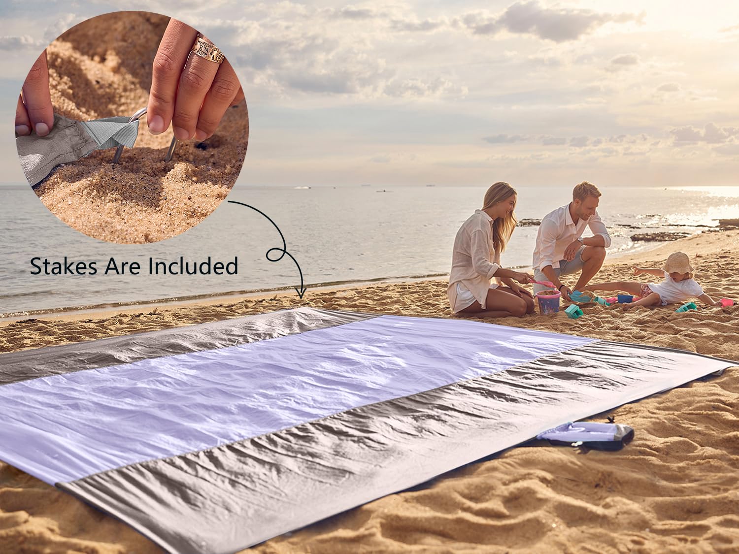 WEKAPO 3-stitched durability highlighted on purple blanket.