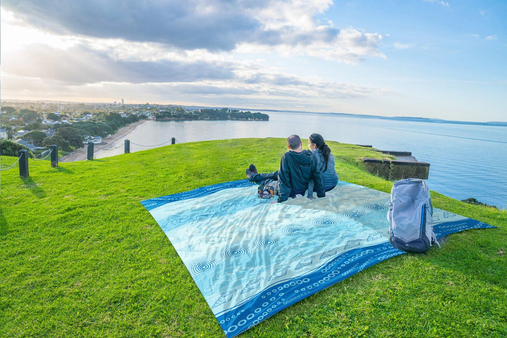 WEKAPO beach blanket bohemian starfish pattern adds coastal style.