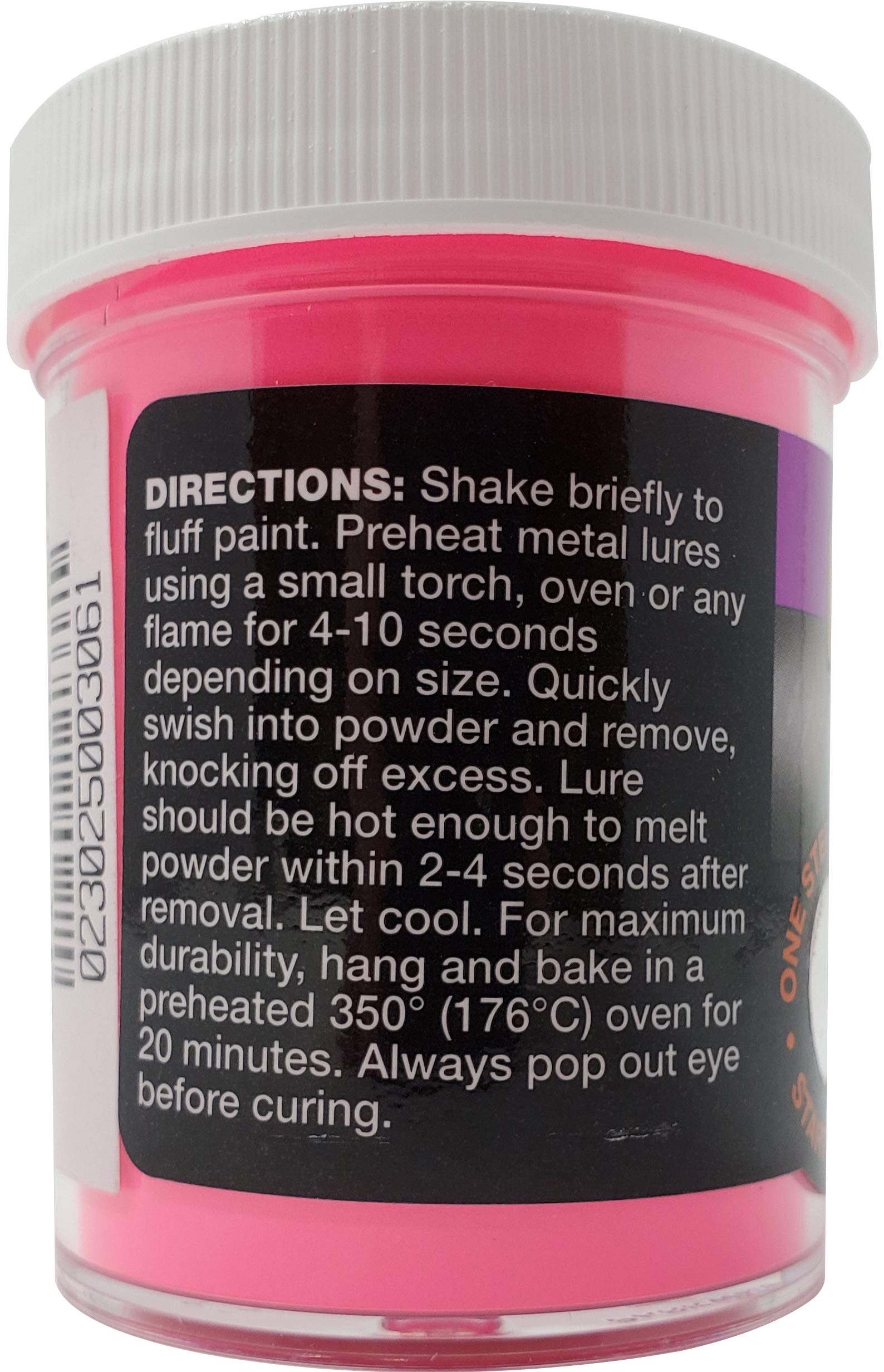 Welch Products Pro Tec hot pink gloss finish boosts lure visibility underwater.