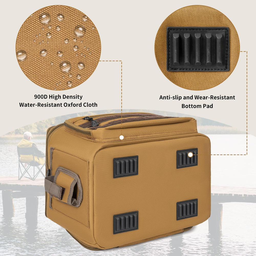 Side pockets for tools and water bottle pocket
