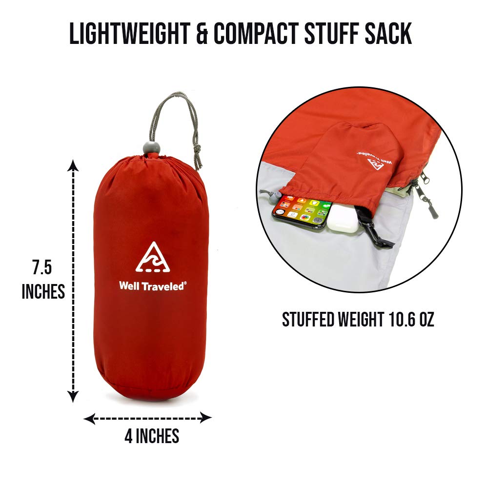 Well Traveled Liner can function as a stand-alone sheet on warm nights.